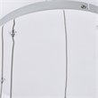 Elegant Lighting Amherst 5 Light Clear LED Pendant in Chrome