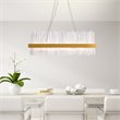 Elegant Lighting Dallas 20 Light Royal Cut Crystal Chandelier in Gold