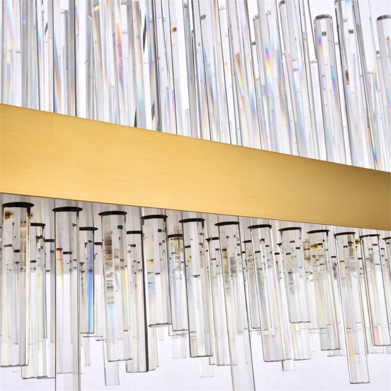 Elegant Lighting Dallas 20 Light Royal Cut Crystal Chandelier in Gold