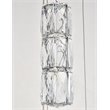 Elegant Lighting Polaris 12 Light Royal Cut Crystal LED Pendant in Chrome