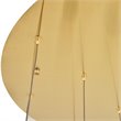 Elegant Lighting Polaris 12 Light Royal Cut Crystal LED Pendant in Gold