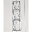 Elegant Lighting Polaris 16 Light Royal Cut Crystal LED Pendant in Chrome