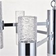 Elegant Lighting Vega 2 Tier 13 Light Clear LED Chandelier in Chrome