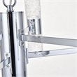 Elegant Lighting Vega 2 Tier 13 Light Clear LED Chandelier in Chrome