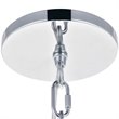 Elegant Lighting Vega 2 Tier 13 Light Clear LED Chandelier in Chrome