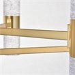 Elegant Lighting Vega 2 Tier 13 Light Clear LED Chandelier in Gold