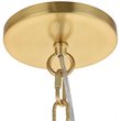 Elegant Lighting Vega 2 Tier 13 Light Clear LED Chandelier in Gold