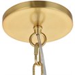 Elegant Lighting Vega 2 Tier 17 Light Clear LED Chandelier in Gold