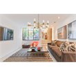 Elegant Lighting Vega 2 Tier 17 Light Clear LED Chandelier in Gold