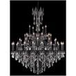 Elegant Lighting Rosalia 3 Tier 45 Light Royal Cut Crystal Chandelier in Bronze