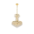 Elegant Lighting Belenus 6 Light Royal Cut Crystal Steel Chandelier in Gold