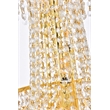 Elegant Lighting Belenus 6 Light Royal Cut Crystal Steel Chandelier in Gold