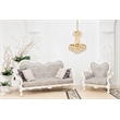 Elegant Lighting Belenus 6 Light Royal Cut Crystal Steel Chandelier in Gold