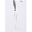 Elegant Lighting Ruelle 3-Lights Modern Aluminum and Metal Pendant in Chrome