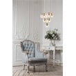 Elegant Lighting Eren 10-Light Stainless Steel and Glass Pendant in Gold