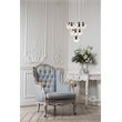 Elegant Lighting Eren 10-Light Stainless Steel and Glass Pendant in Black