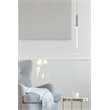 Elegant Lighting Ruelle 1-Light Modern Aluminum and Metal Pendant in Chrome