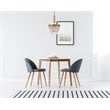 Elegant Lighting Nordic 4-Lights Contemporary Iron and Glass Pendant in Brass