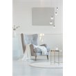 Elegant Lighting Eren 5-Light Stainless Steel and Glass Pendant in Chrome