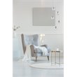 Elegant Lighting Eren 5-Light Stainless Steel and Glass Pendant in Chrome
