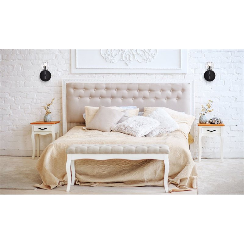 Elegant Lighting Eren 1-Light Stainless Steel and Glass Wall Sconce in Black