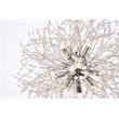Elegant Lighting Solace 9-Lights Modern Iron Pendant in Chrome
