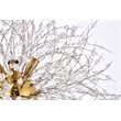 Elegant Lighting Solace 9-Lights Modern Iron Pendant in Gold Finish