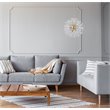 Elegant Lighting Solace 9-Lights Modern Iron Pendant in Gold Finish