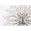 Elegant Lighting Solace 12-Lights Modern Iron Pendant in Chrome