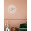 Elegant Lighting Solace 12-Lights Modern Iron Pendant in Chrome