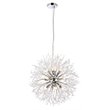 Elegant Lighting Solace 12-Lights Modern Iron Pendant in Chrome