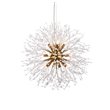 Elegant Lighting Solace 12-Lights Modern Iron Pendant in Gold Finish