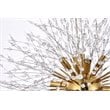 Elegant Lighting Solace 12-Lights Modern Iron Pendant in Gold Finish
