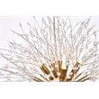 Elegant Lighting Solace 12-Lights Modern Iron Pendant in Gold Finish