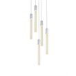 Elegant Lighting Weston 5-Light Modern Metal and Crystal Pendant - Chrome