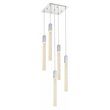 Elegant Lighting Weston 5-Light Modern Metal and Crystal Pendant - Chrome
