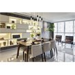 Elegant Lighting Weston 6-Lights Modern Metal and Crystal Pendant in Black