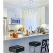 Elegant Lighting Weston 8-Lights Modern Metal and Crystal Pendant in Chrome