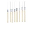 Elegant Lighting Weston 8-Lights Modern Metal and Crystal Pendant in Chrome