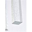 Elegant Lighting Weston 8-Lights Modern Metal and Crystal Pendant in Satin Gold