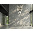 Elegant Lighting Weston 25-Light Modern Metal and Crystal Pendant in Black