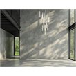 Elegant Lighting Weston 25-Light Modern Metal and Crystal Pendant in Chrome