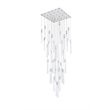 Elegant Lighting Weston 36-Lights Modern Metal and Crystal Pendant in Chrome