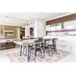 Elegant Lighting Weston 7-Lights Modern Metal and Crystal Pendant in Chrome