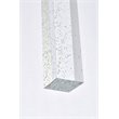 Elegant Lighting Weston 5-Light Modern Metal and Crystal Pendant in Black