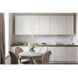 Elegant Lighting Weston 5-Light Modern Metal and Crystal Pendant in Chrome