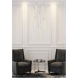 Elegant Lighting Weston 9-Lights Modern Metal and Crystal Pendant in Chrome