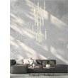 Elegant Lighting Weston 25-Lights Modern Metal and Crystal Pendant in Chrome