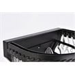 Elegant Lighting Nordic 1 Light Iron and Crystal Wall Sconce in Black