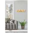 Elegant Lighting Graham 4-Light Modern Crystal Wall Sconce in Gold